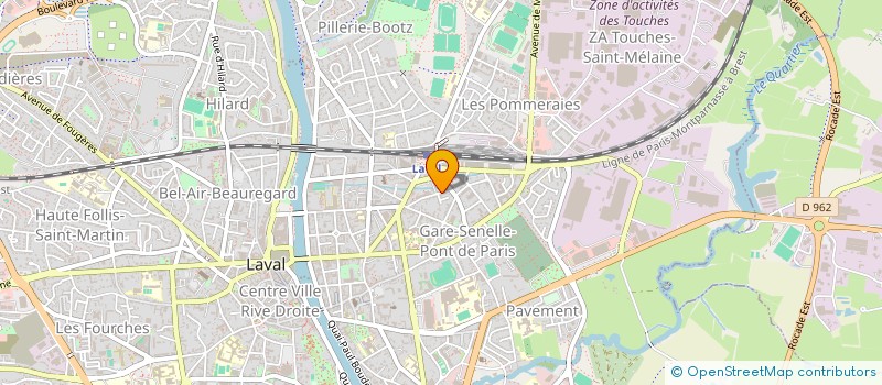 localisation de l'entreprise NMN FORMATION à LAVAL