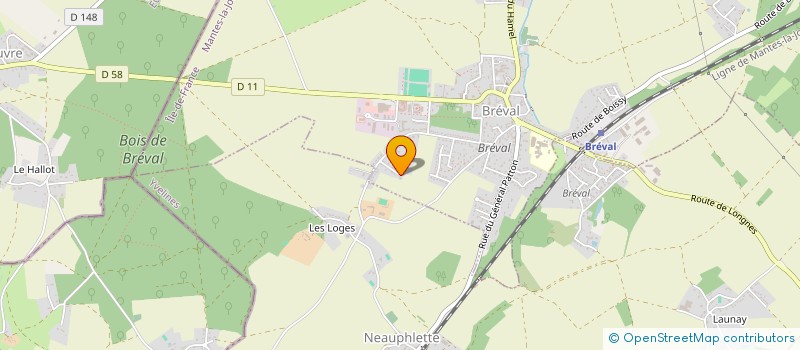 localisation de l'entreprise NMNS  BREVAL