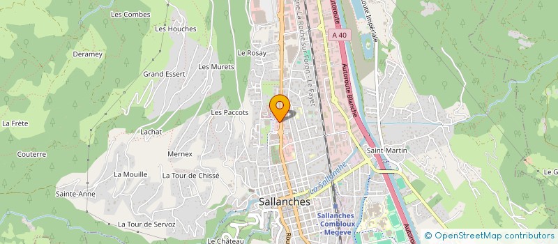 localisation de l'entreprise NMO  SALLANCHES