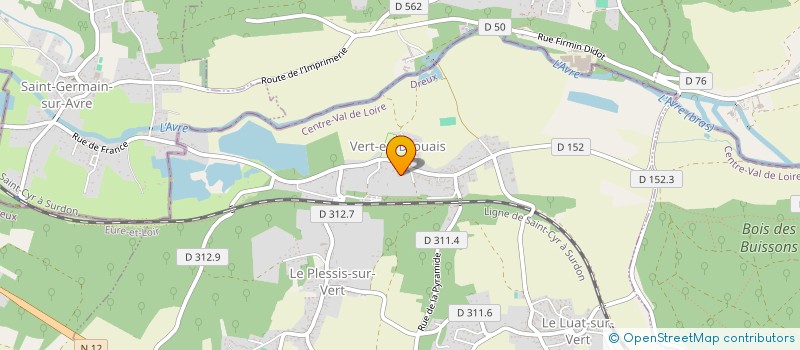 localisation de l'entreprise NMO TECHNOLOGIES à VERT-EN-DROUAIS