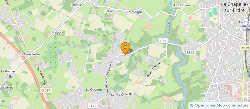 localisation de l'entreprise NMP 2 à LA CHAPELLE-SUR-ERDRE