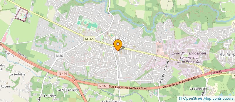 localisation de l'entreprise NMP à SAUTRON