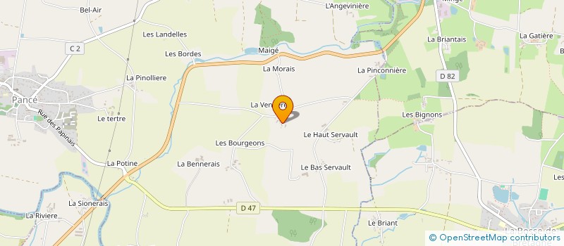 localisation de l'entreprise NMP  PANCE