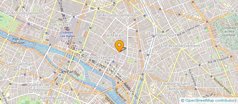 localisation de l'entreprise NMP CARNAVALET  PARIS