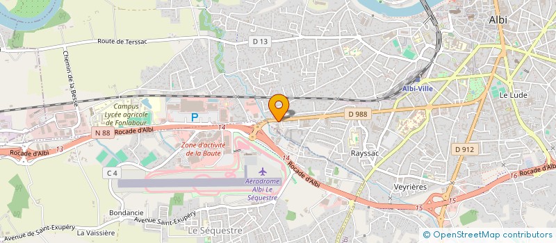 localisation de l'entreprise NMP ENERGIES RENOUVELABLES  ALBI