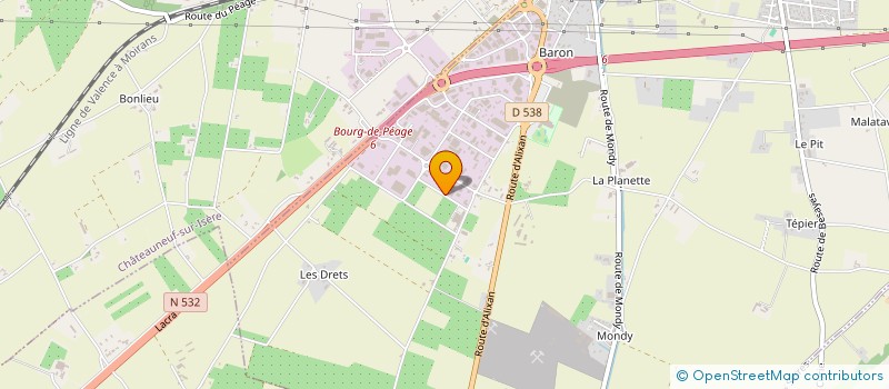 localisation de l'entreprise NMPS  BOURG-DE-PEAGE