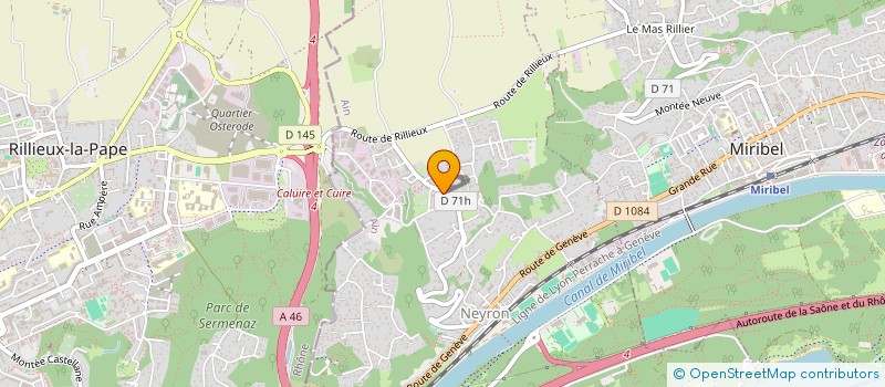 localisation de l'entreprise NMR VIBE  NEYRON