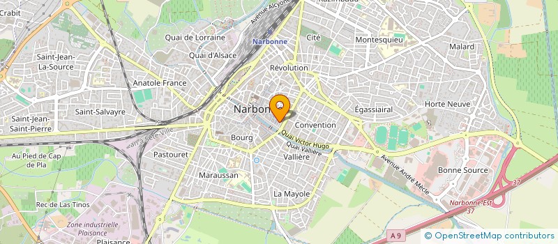 localisation de l'entreprise NMRC  NARBONNE