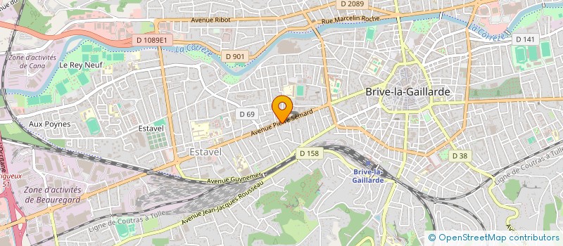 localisation de l'entreprise NMRP  BRIVE-LA-GAILLARDE