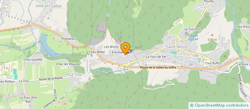 localisation de l'entreprise NMS à LA TOUR