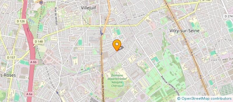 localisation de l'entreprise NMS à VILLEJUIF