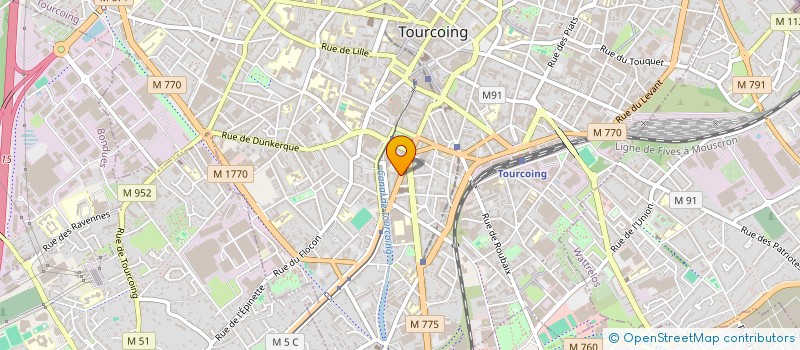 localisation de l'entreprise NMS IMMO 2  TOURCOING