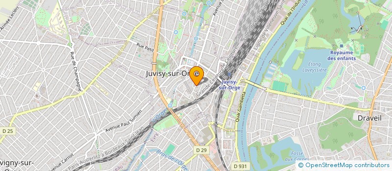 localisation de l'entreprise NMS MENUISERIE à JUVISY-SUR-ORGE