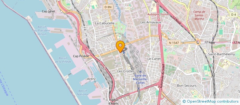 localisation de l'entreprise NMS MOTEURS à MARSEILLE