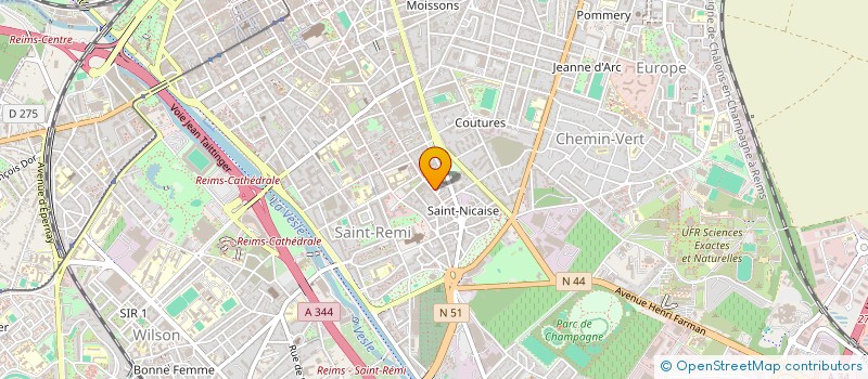 localisation de l'entreprise NMS PRESTA  REIMS