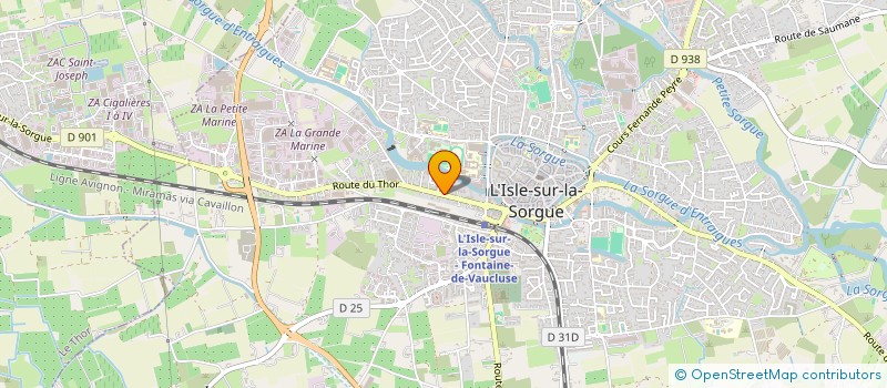 localisation de l'entreprise NMSK INTERNATIONAL TRANSPORT à L'ISLE-SUR-LA-SORGUE