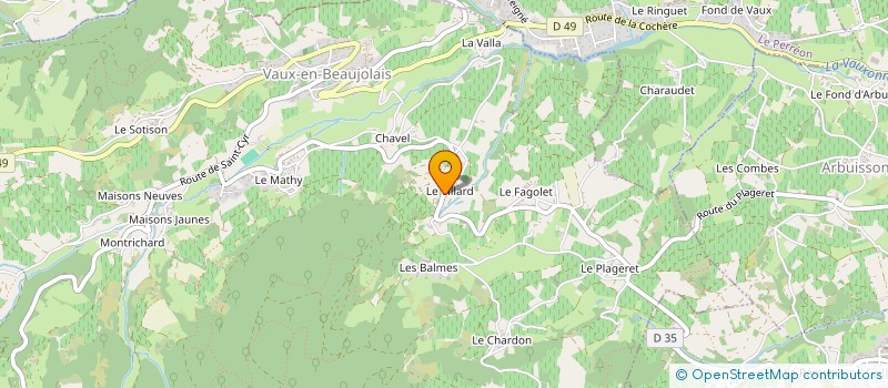 localisation de l'entreprise NMTFI  VAUX-EN-BEAUJOLAIS