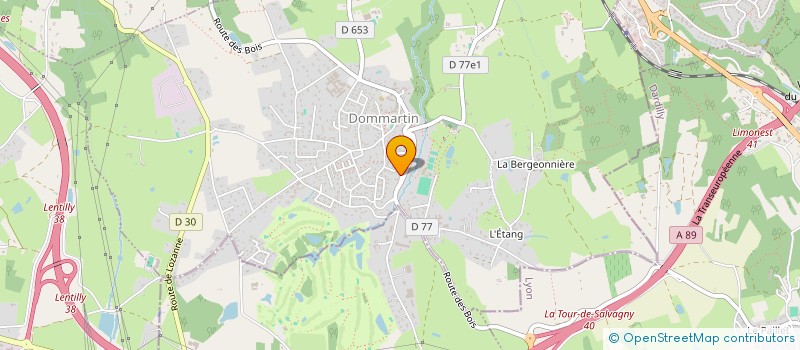 localisation de l'entreprise NMW  DOMMARTIN