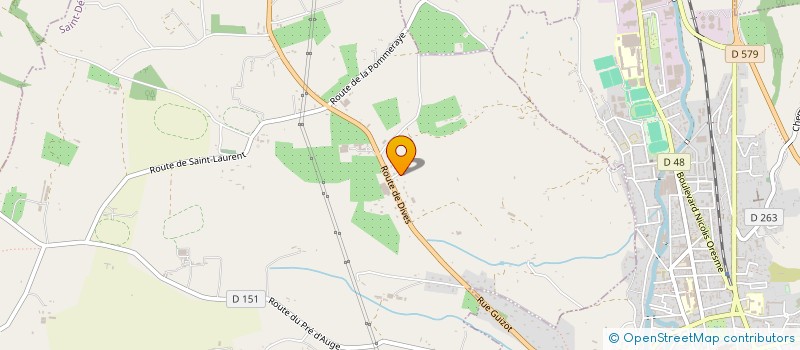 localisation de l'entreprise NMY  SAINT-MARTIN-DE-LA-LIEUE