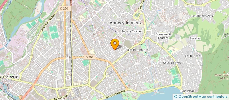 localisation de l'entreprise NMZ PROJET  ANNECY