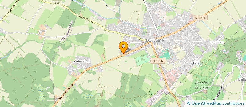 localisation de l'entreprise NN PATRIMOINE  DOUVAINE