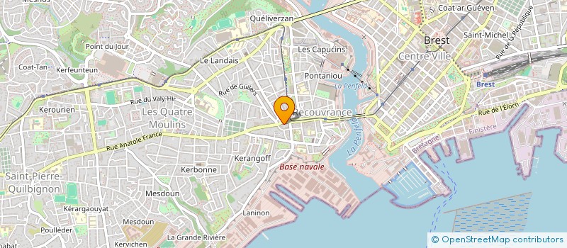 localisation de l'entreprise NNB TAXI à BREST