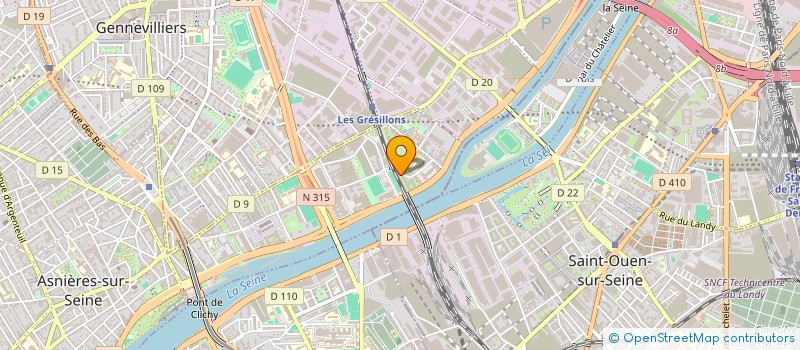 localisation de l'entreprise NNC SERVICES  ASNIERES-SUR-SEINE