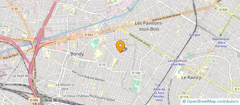 localisation de l'entreprise NNI à BONDY