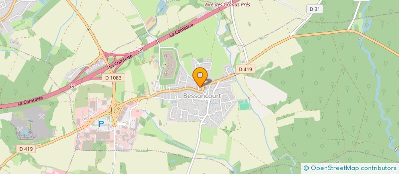 localisation de l'entreprise NNI  BESSONCOURT