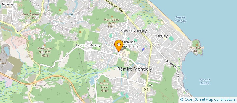 localisation de l'entreprise NNJ à REMIRE-MONTJOLY