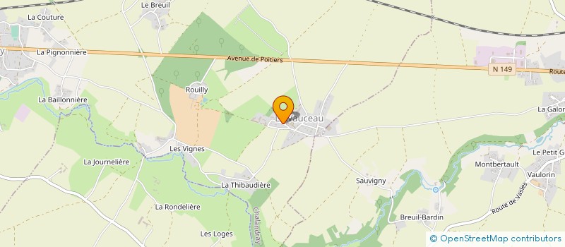 localisation de l'entreprise NNS  CHALANDRAY