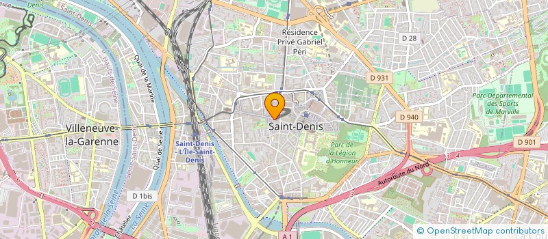 localisation de l'entreprise NNT RECHERCHE à SAINT-DENIS