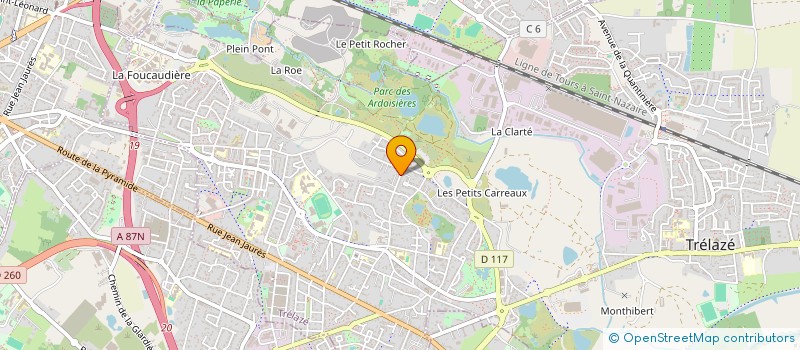 localisation de l'entreprise NO 4143  TRELAZE