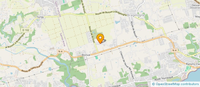 localisation de l'entreprise NO'ANA BEAUTE BIEN-ETRE SPA  SAINT-FRANCOIS