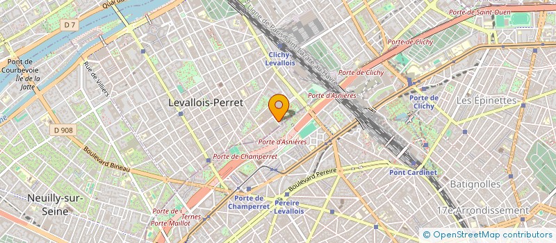 localisation de l'entreprise NO' BOSSE & GRELE à LEVALLOIS-PERRET