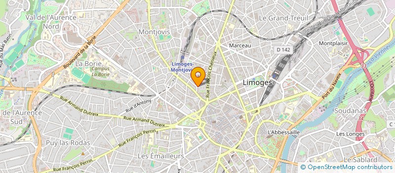 localisation de l'entreprise NO BRAIN NO HEADACHE à LIMOGES