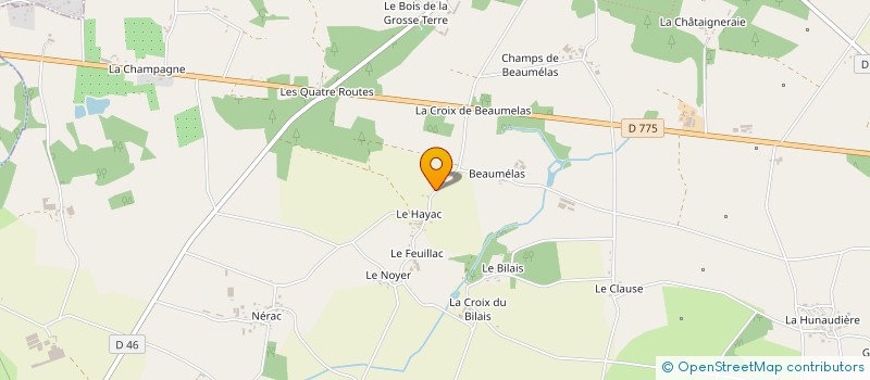 localisation de l'entreprise NO CI NO FILMS  AVESSAC