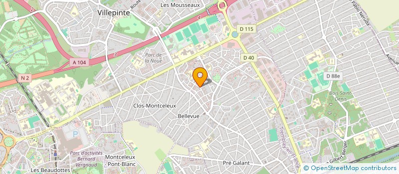 localisation de l'entreprise NO CONCEPT à VILLEPINTE