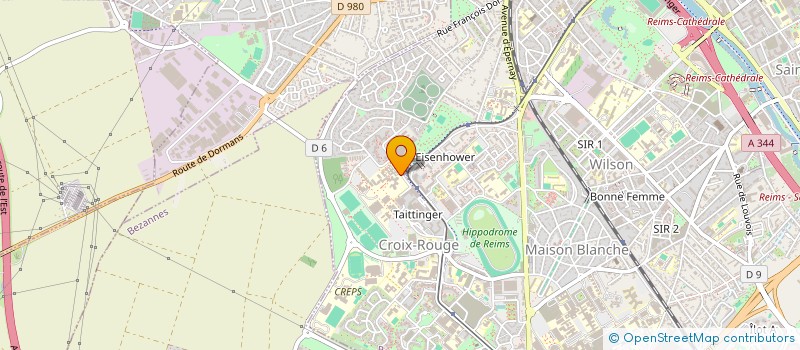 localisation de l'entreprise NO FEAR POINT RENCONTRE  REIMS