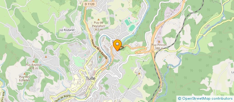 localisation de l'entreprise NO FUEL  TULLE