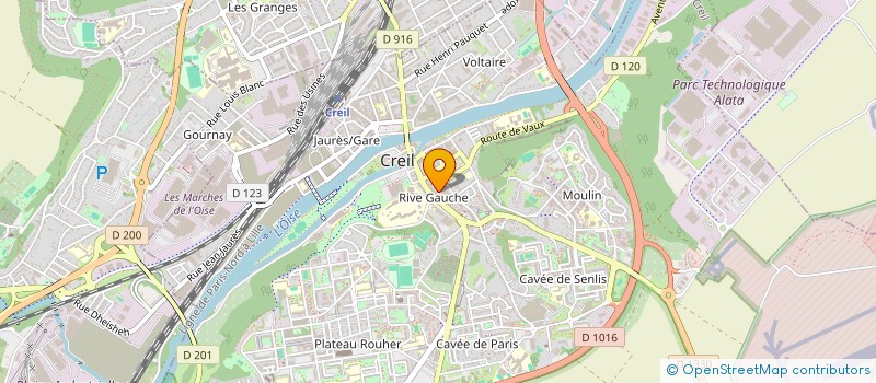 localisation de l'entreprise NO LIMIT à CREIL