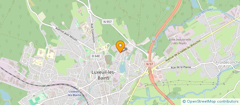 localisation de l'entreprise NO LIMIT à LUXEUIL-LES-BAINS