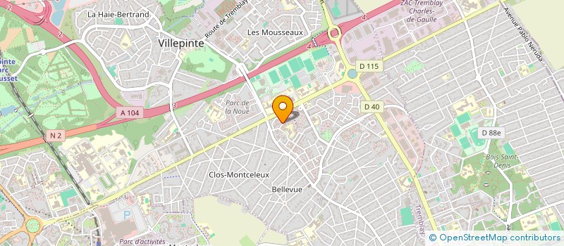 localisation de l'entreprise NO LIMIT à VILLEPINTE