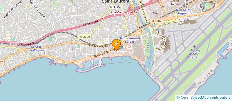 localisation de l'entreprise NO LIMIT EVOLUTION  SAINT-LAURENT-DU-VAR