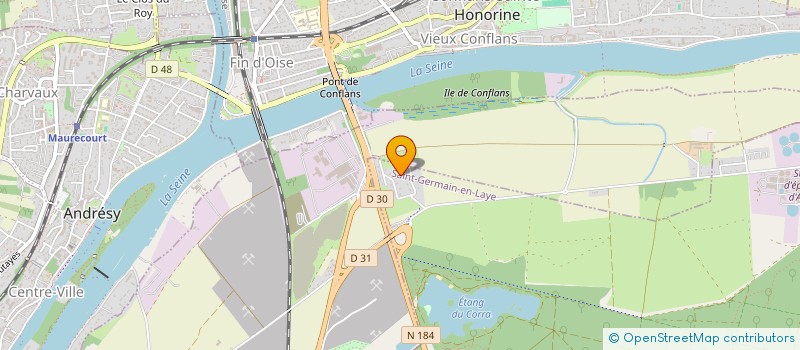 localisation de l'entreprise NO LIMIT PAYSAGE  ACHERES