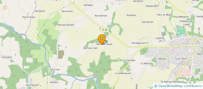 localisation de l'entreprise NO&MA EXTENSION BOIS CHARPENTE  PONT-SCORFF