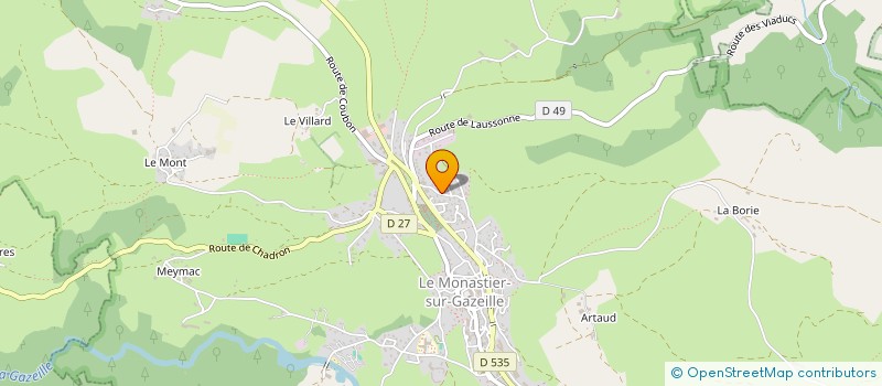 localisation de l'entreprise NO'MAD BAND  LE MONASTIER SUR GAZEILLE