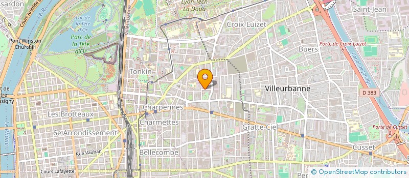 localisation de l'entreprise NO.MAD COMMUNICATION à VILLEURBANNE