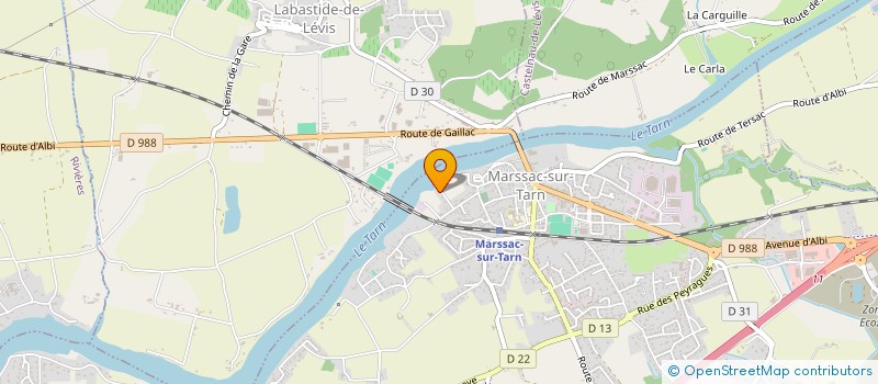 localisation de l'entreprise NO'MAD GOURMET  MARSSAC-SUR-TARN