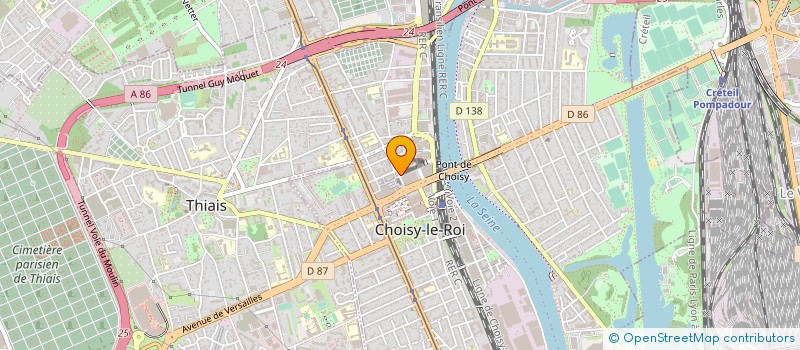 localisation de l'entreprise NO MAD JAZZ à CHOISY-LE-ROI